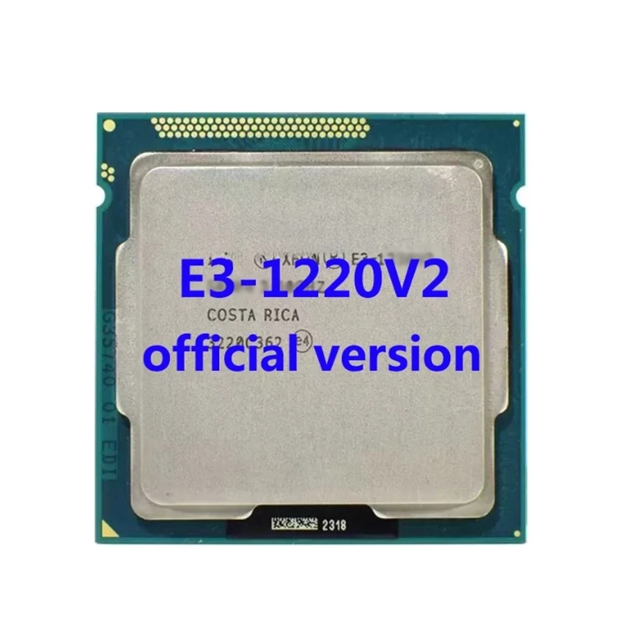 E3-1220V2 Original OEM  Xeon E3 1220V2 3.1Ghz/3.5Ghz 4-Core 8MB Cache 69W LGA1155 CPU Processor For B75/H61 Motherboard