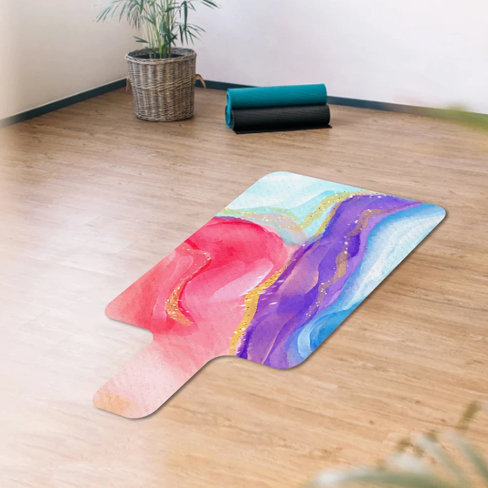 

Коврик для пилатес-реформера, впитывающий пот, из замши и резины, портативное полотенце для тренировок на пилатес-реформере для развития баланса