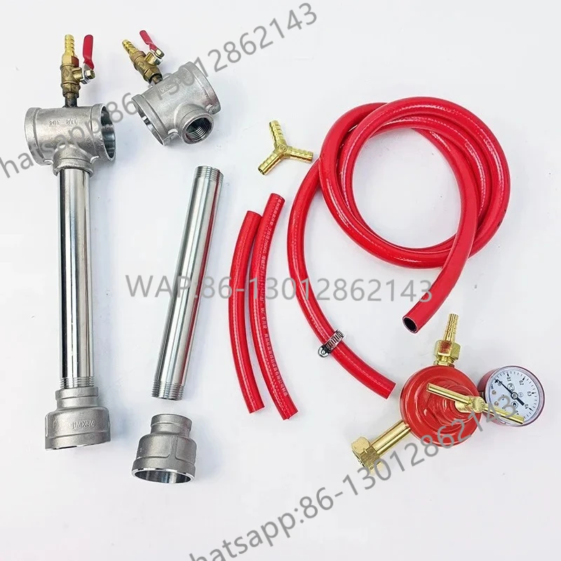 Dual Gas Burner With Regulator 100,000 BTU Propane Furnace Burner Forge Foundry Kiln Blacksmith Farrie Knife