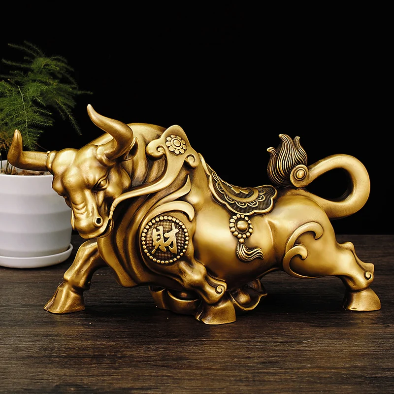 

Pure Copper Bull Ornaments, Wealth, Money, Bull Source, Rolling Gold, Bull Spirit, Soaring to the Sky