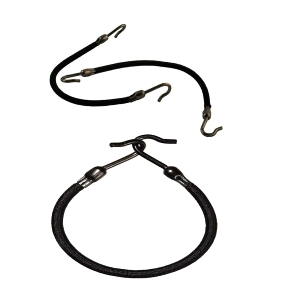 

15 Pieces Ponytail Hair Hooks Elastic Bands Durable Metal Hook Smooth Edges Natural Hair Styling Accessories Black Brown Beige