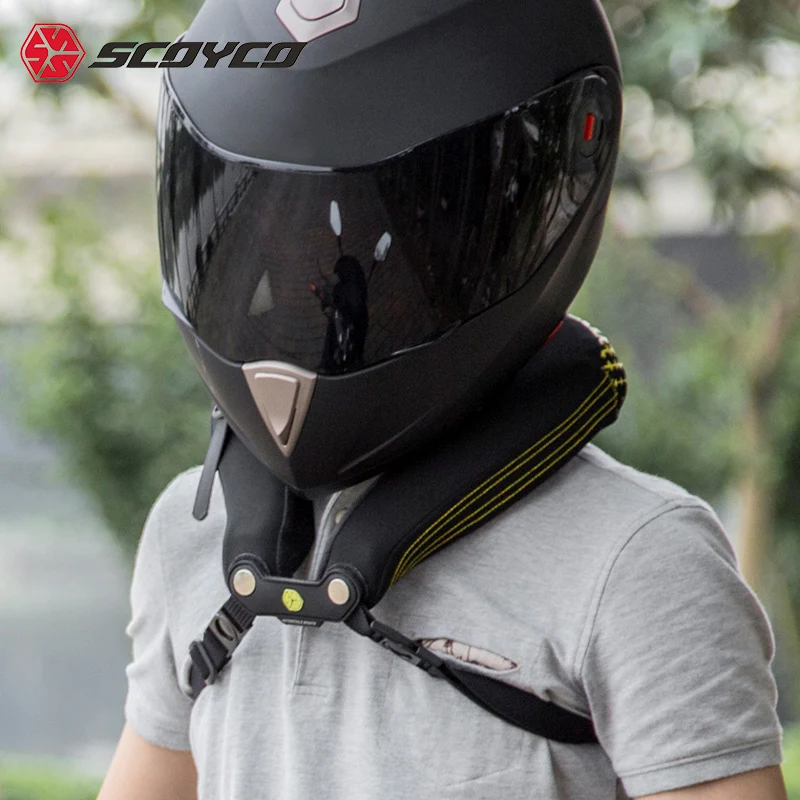 SCOYCO N02B Neck Protector Motorcycle Cycling Guards Racing Protective Brace Guard Long Distance Motocross Neck Guard