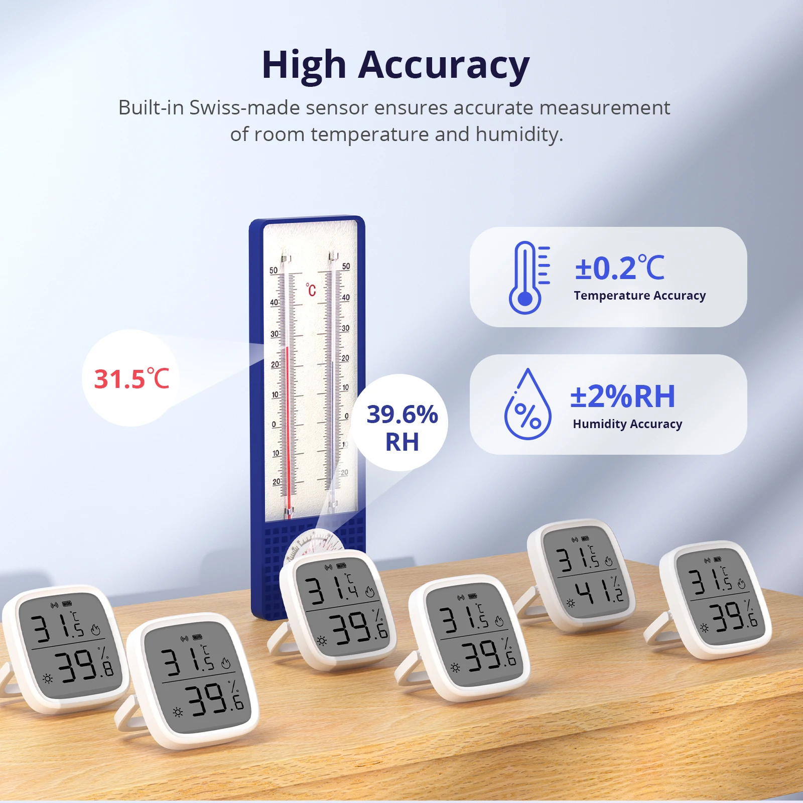 SONOFF SNZB-02D Zigbee Temperatura Sensor de Umidade Monitor de Automação Doméstica Inteligente em Tempo Real, Google Alexa Home Assistant Ewelink