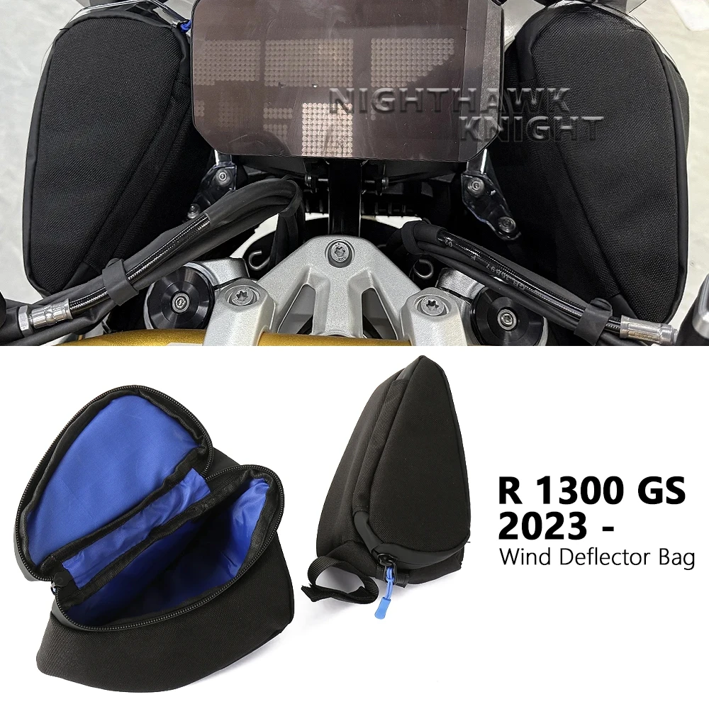 New For BMW R 1300 GS 1300 Adventure R1300GS ADV 2023 2024 Motorcycle Accessories Wind Deflector Bag Windscreen Waterproof Bags