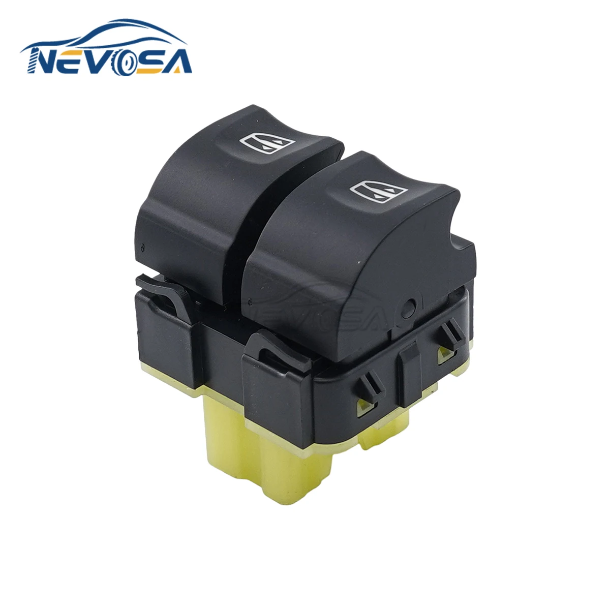 Nevosa 254118044R Yellow Base Car Window Control Lifter Switch For Renault Dacia Captur Clio IV Trafic III