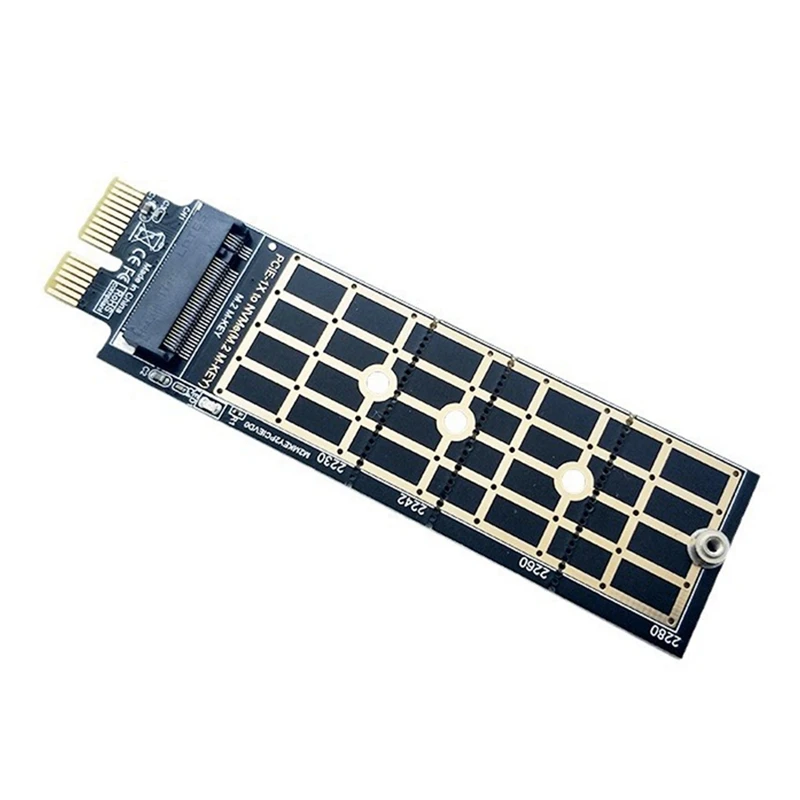 

PCIE To M.2 Adapter Nvme SSD M.2 PCIE 3.0 X1 Raiser Card PCI-E M Key Connector Supports 2230 2242 2260 2280 M.2 SSD