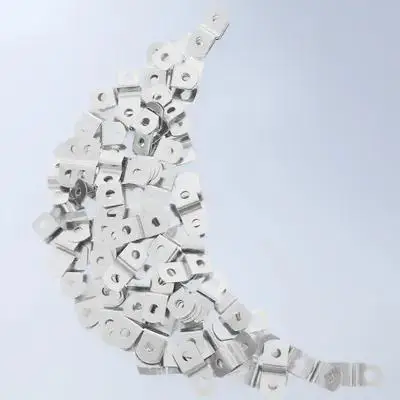 

120Pcs Angle Brackets Durable Z Clips Photo Frame Fasteners for Mirror Cabinet Frame Back Connectors Professional Design