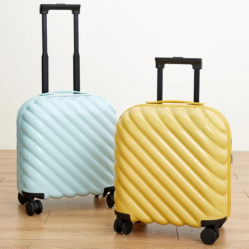 

suitcases on wheels Short-distance travel trolley case carry-on luggage cabin suitcase 18/20 Inch Portable Small Luggage