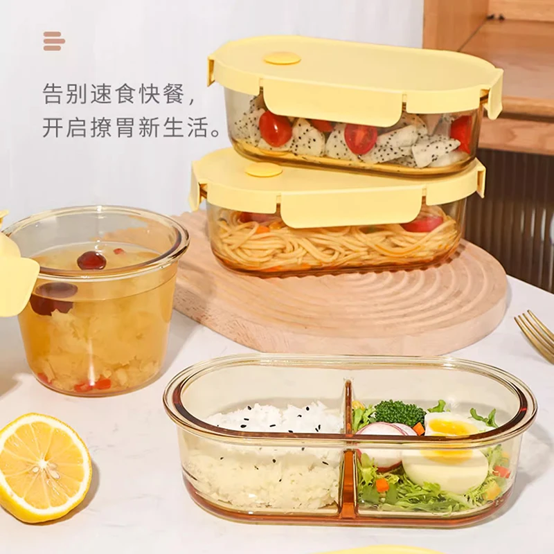 Plastic Aesthetic Lunch Box Storage Food Picnic School Bento Box Portable Cinnamoroll Women Lids Fiambrera Infantil Tableware