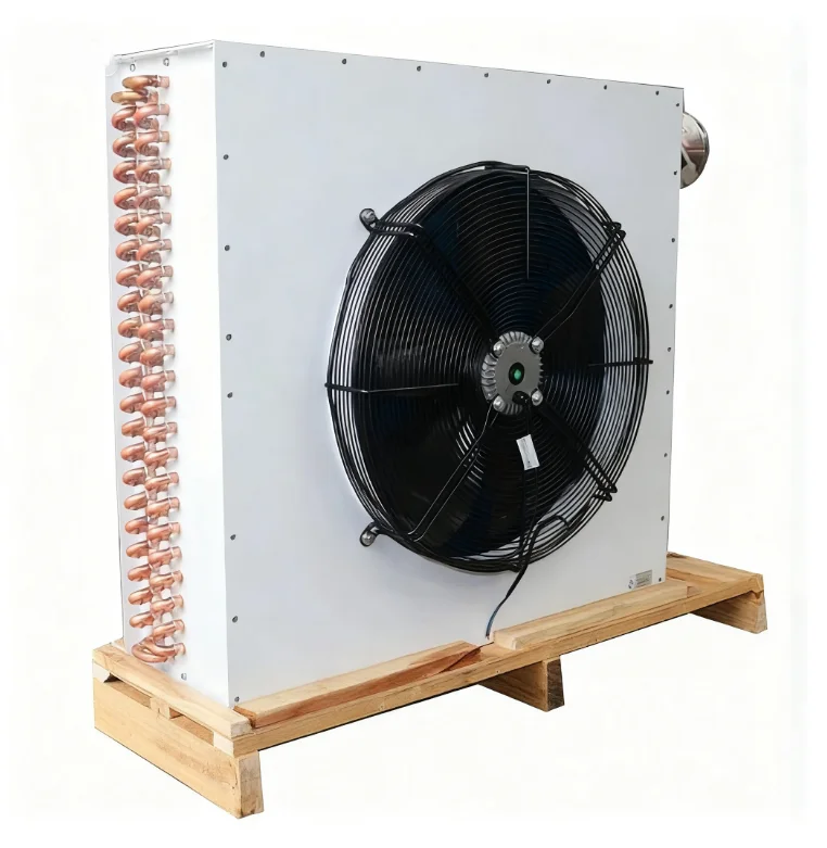 

Stainless Steel Fin-and-Tube Condenser Fan Air-Cooled Copper Tube Heat Exchanger for Farm Air-Conditioning Cooling Application