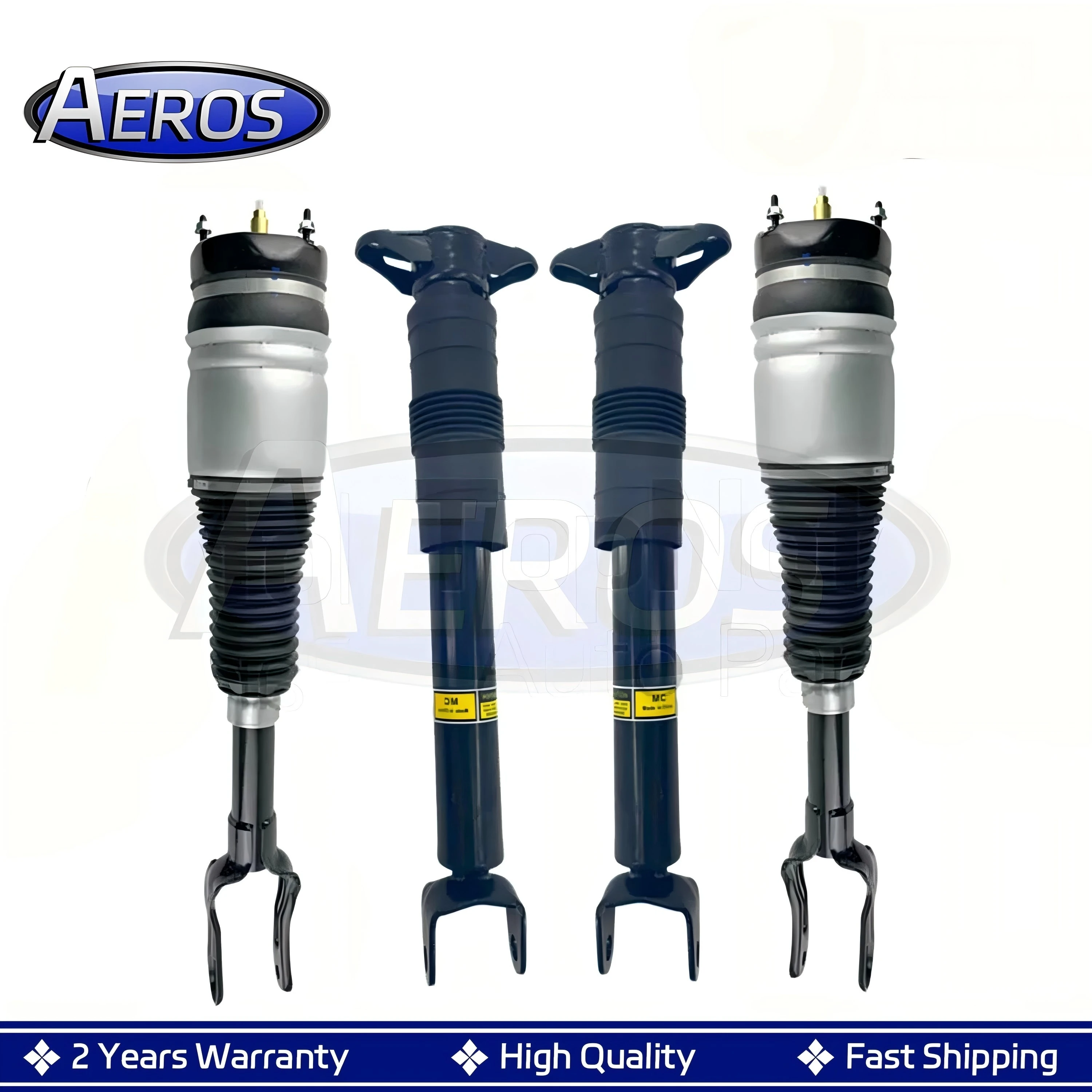 

4× Front and Rear Air Suspension Shock Struts For Jeep Grand Cherokee 2012-2015 68029902AE 68080194AB 68059904AD 68231882AA