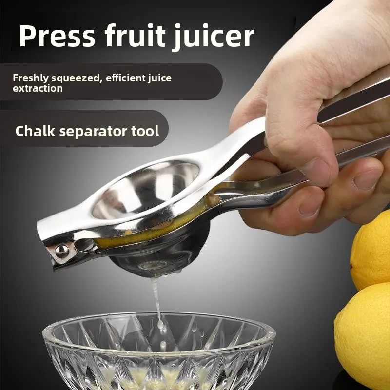 Thickened Stainless Steel Manual Lemon Juicer Hand Press Bar for Tea Shop And Restaurant Kitchen Cooking Tool Lemon Squeezer
