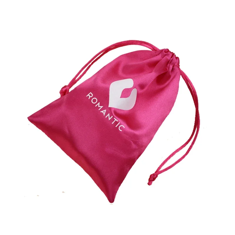 طباعة شعار مخصص الساتان عذراء الشعر أكياس قناع عين جمع الحرير جيب شنطة هدايا مجفف الشعر الرباط حقيبة التخزين 10 قطعة/الوحدة #2