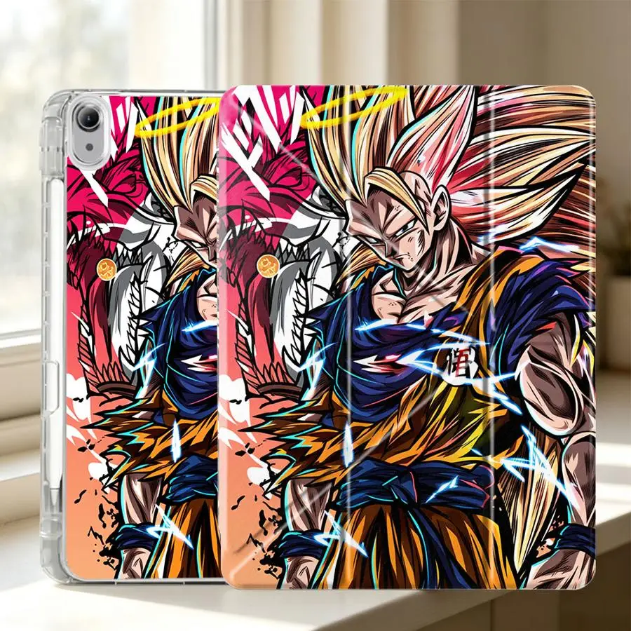 With Pen Slot Cover Tablet Case For Samsung Galaxy Tab S10 Lite S9 Plus S7 FE A9 Plus A8 A11 S8 DragonS BallS Super