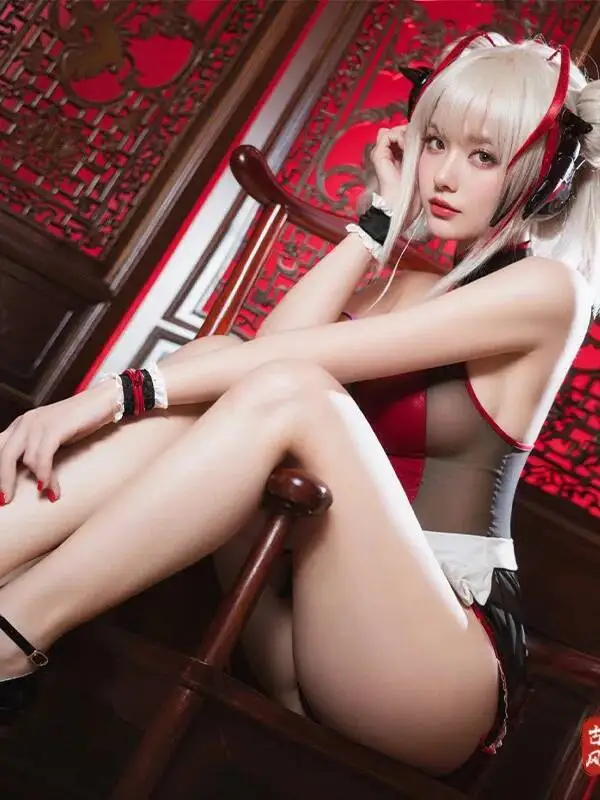 Exotic SM cosplay Chef Chinese Retro Style Sexy Cheongsam Hot Uniform Transparent Dress Elegant Sweet Mini Dress Tops R7U3