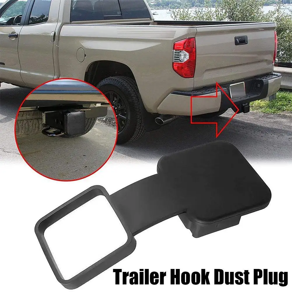 

Trailer Hitch Receiver Cover Plug Waterproof Tube Cap Protector Dustproof Trailer Hitch Cover 2 Inch Receiver Auto Square Plug