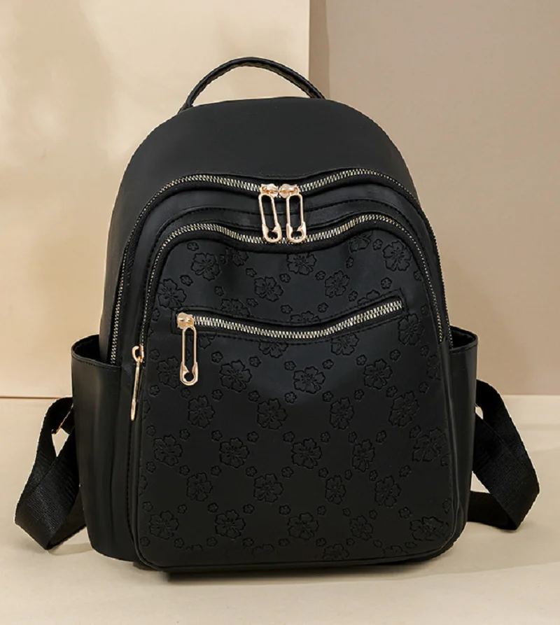 Hot Sale New Fashion Printing Leather Backpacks Women's Large Capacity Casual Travel Shoulder Bags Totes School Bag Backpack