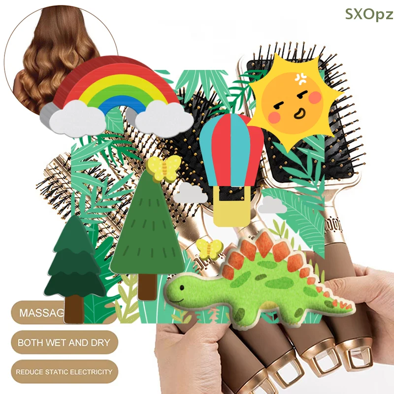 

Anti Static Airbag Massage Comb Practical Care Head Hair Brush Household Curly Special For Real Hair Wigs Salon SPA Hairdressing