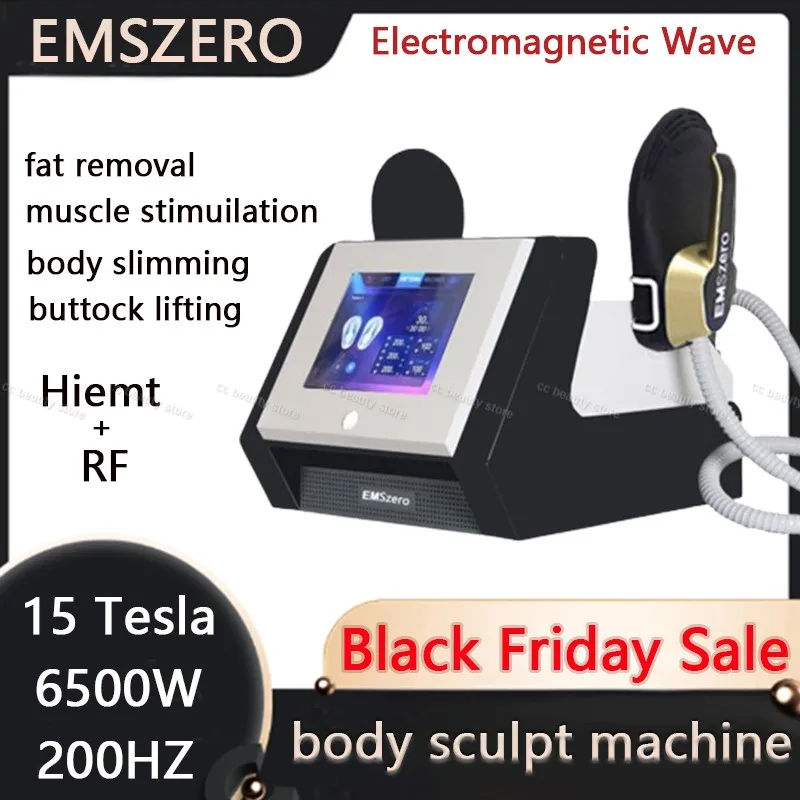 Portable Nova Upgrade 6500w 15 Tesla EMS Body Sculpting Machine Emszero NEO 200Hz Hi-emt Body Contouring Slimming Beauty Device