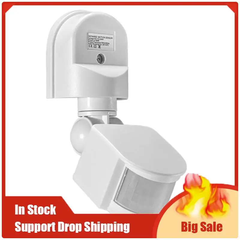 Migliori offerte AC110-240V Sensore di movimento Sensore di luce a infrarossi automatico Rilevatore di movimento Interruttore della luce esterna Sensore di presenza umana