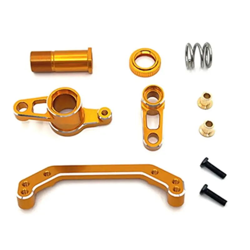 

AS96-RC Car Upgrade Steering Assembly Kit For LC RACING 1/10 PTG-2 PTG-2R RC Car Upgrade Parts Gold