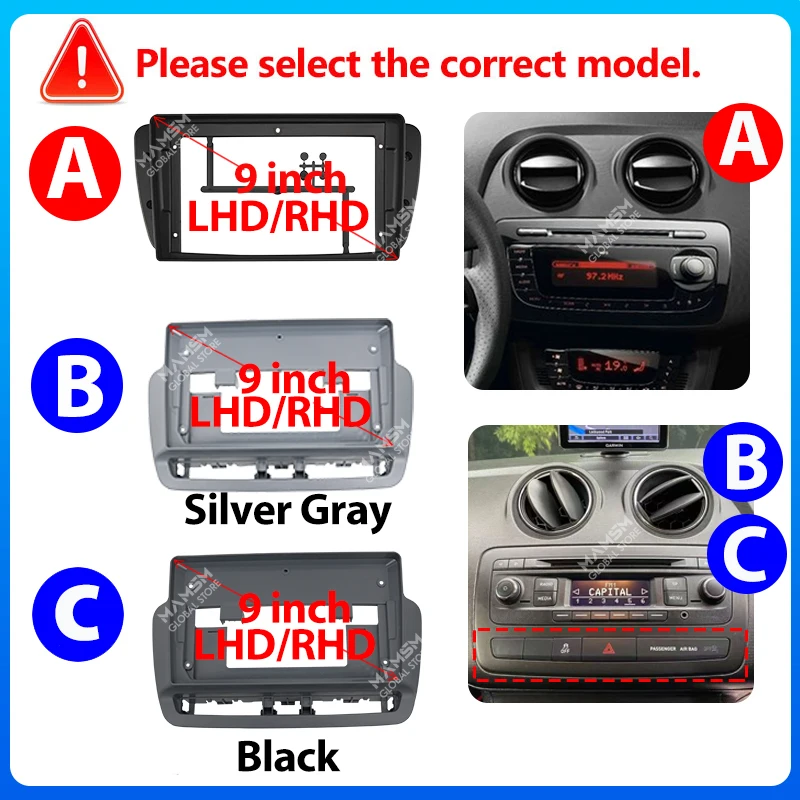 MAMSM Android 12 Carplay Autoradio Car Radio For Seat Ibiza 2012-2015 Multimedia Video Player GPS IPS 4G Stereo DVD 8Core Stereo