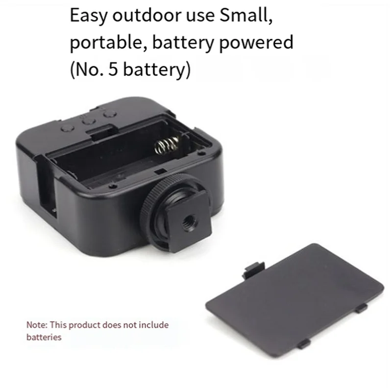 AU61-LENVEE 49 LED 5W Mini LED الفيديو الضوئي التصوير 6500K ملء في مصباح عكس الضوء الحذاء الساخن محول تركيب للكاميرا العالمية