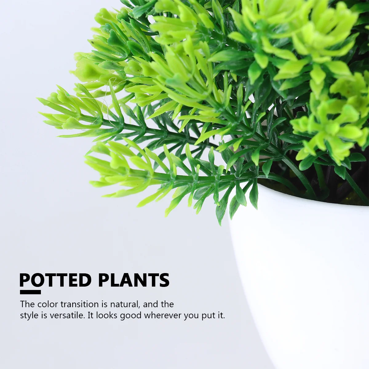 

1Pcs Simulation Plant Ornament Artificial Bonsai Lifelike Desktop Decoration for Home Office School Car Indoor Decor Faux Plants