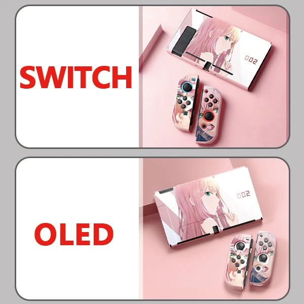 Juste de protection souple en TPU pour Nintendo Switch ou OLED, jeu japonais, dessin animé mignon, Kawaii, fille sexy, coque souple