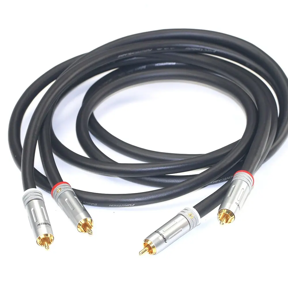 Оригинальный японский сигнальный кабель HiFi Furutech SA 22 с двумя вилками лотоса, аудиокабель в сборе с вилкой FP-160 (G) Оригинальный японский сигнальный кабель HiFi Furutech SA 22 с двумя вилками лотоса, аудиокабель в сборе с вилкой FP-160 (G)