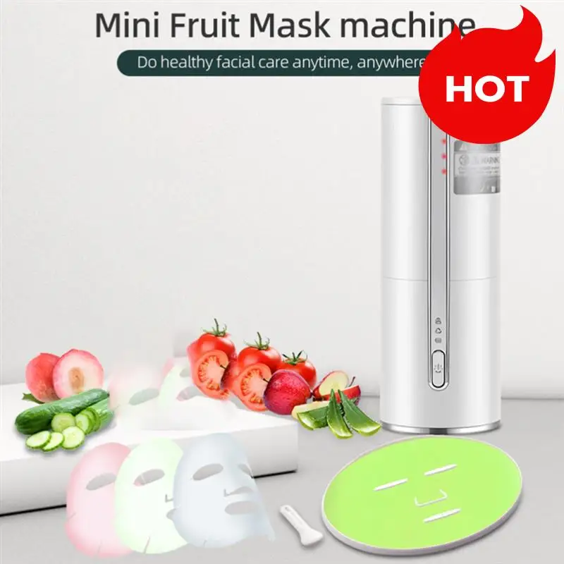 A01V-آلة قناع الفواكه والخضروات الذكية محلية الصنع قناع فاكهة الكولاجين الخضروات الطبيعية أداة تجميل سبا للوجه