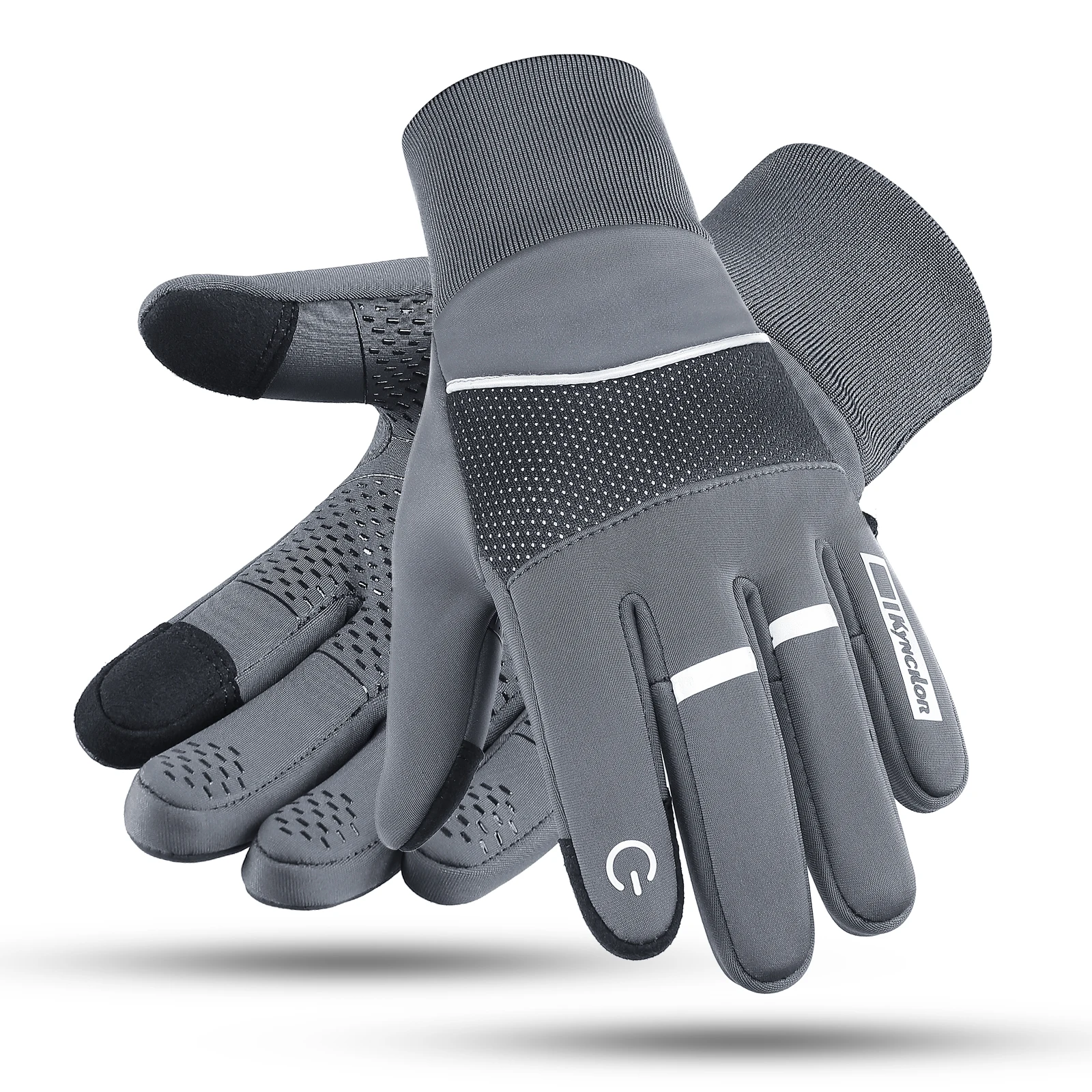 Winter-Fahrradhandschuhe für Männer und Frauen, warmer Fahrradhandschuh zum Reiten, Fahrradhandschuhe, wasserdichtes Touchscreen-Zubehör, Wanderhandschuhe
