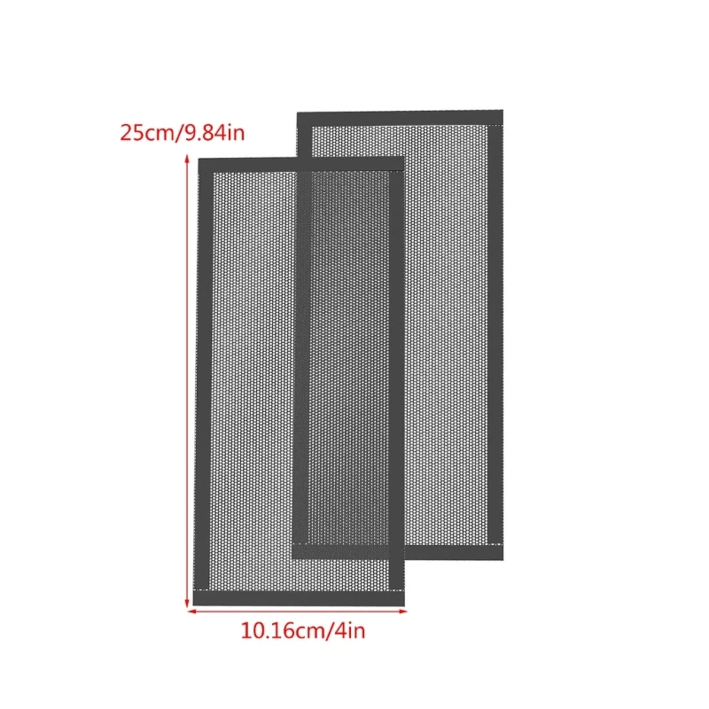 2/4 Stück magnetische PVC-Bodenentlüftungsnetzabdeckung, rechteckige Bodenregister-Netzabdeckung