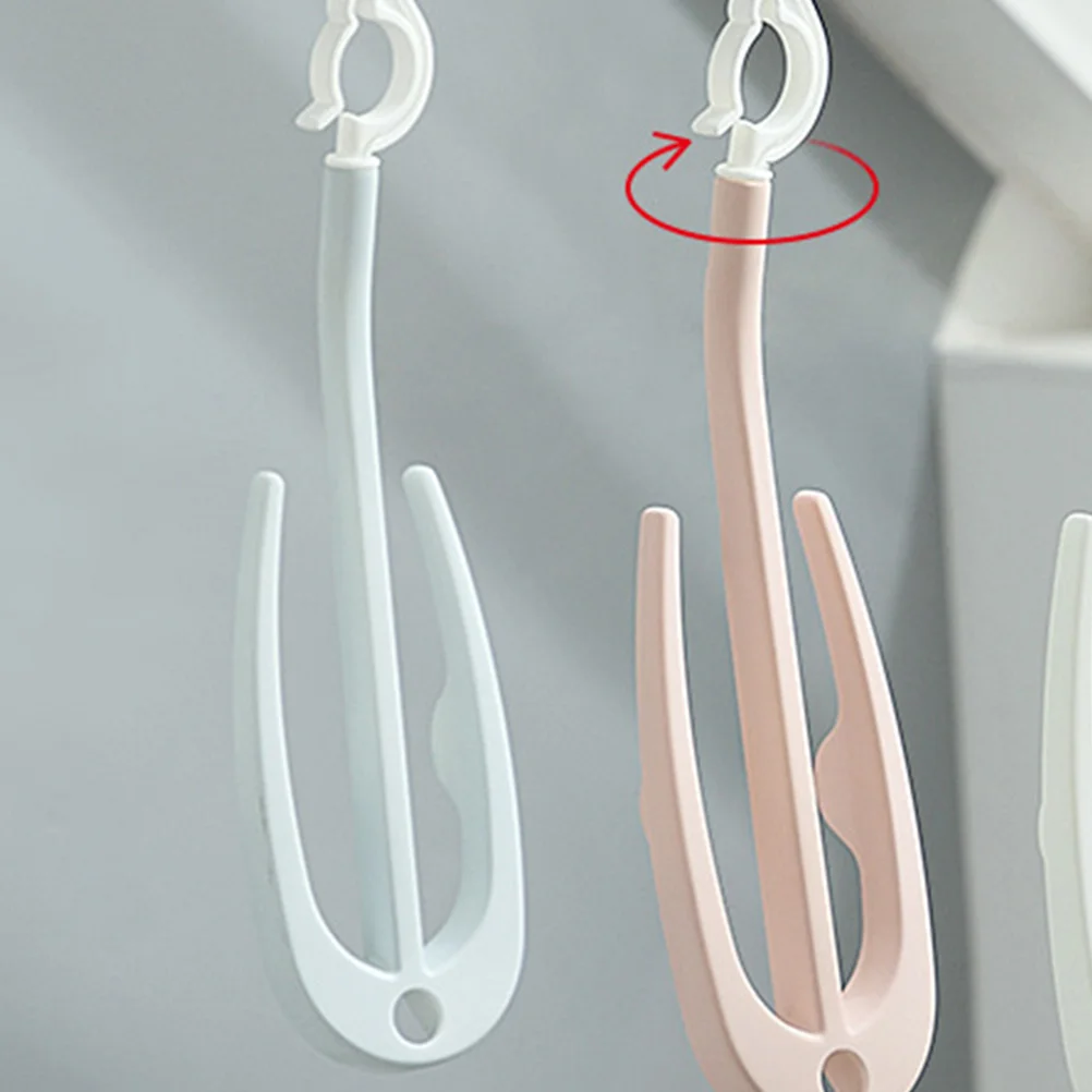 

10pcs Shoe Premium Space-Saving Hanging Storage Hooks Strong Capacity Laundry Room Balcony Hanger For Shoes Scarves Socks