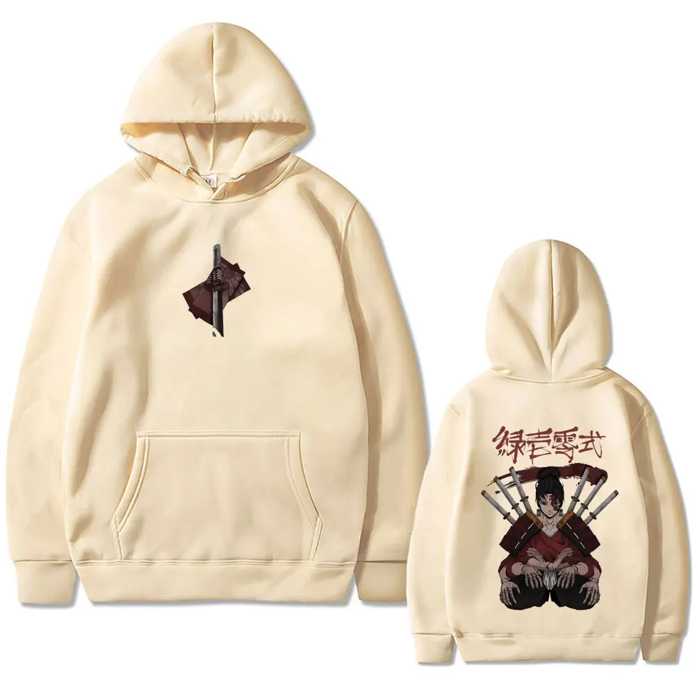 Anime Demon Slayer Tsugikuni Yoriichi Puppet Graphic Hoodie Men Women Cartoon Fashion Oversized Hoodies Male Vintage Pullover