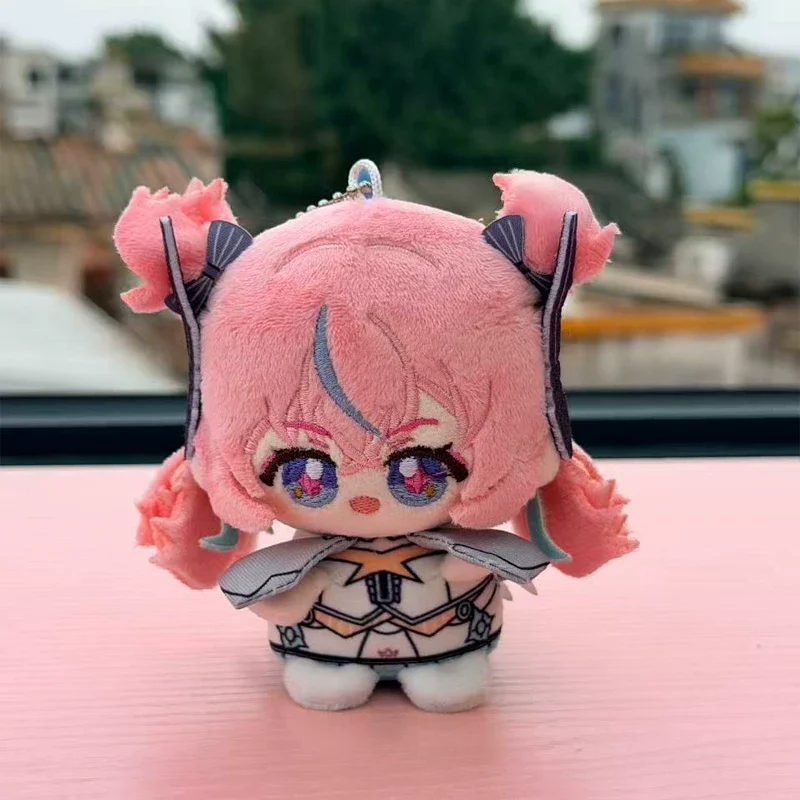 Chaveiro de Pelúcia Anime Aria de 10cm, Mini Brinquedo de Pelúcia Zenless Zone Zero, Boneco Nangong Yu, Presente de Aniversário para Fãs