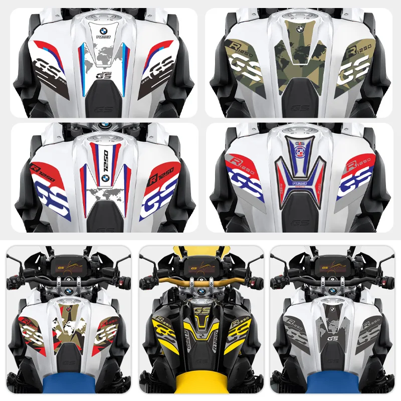 

Для BMW R1200GS R1250GS 2017-2025 детали мотоцикла, боковая накладка на бак, газовое топливо, наколенники, противоскользящие накладки на BMW R-1250GS