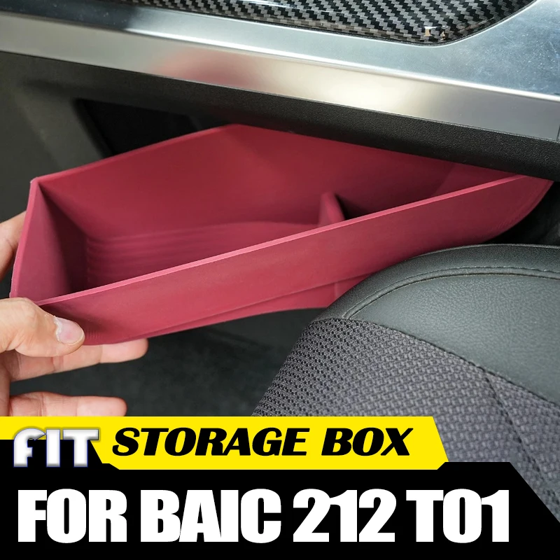 

Car Center Console Storage Box Fit for BAIC 212 T01 2024 2025 2026 Modified Car Gear Rack Storage Box Car Interior Accessories