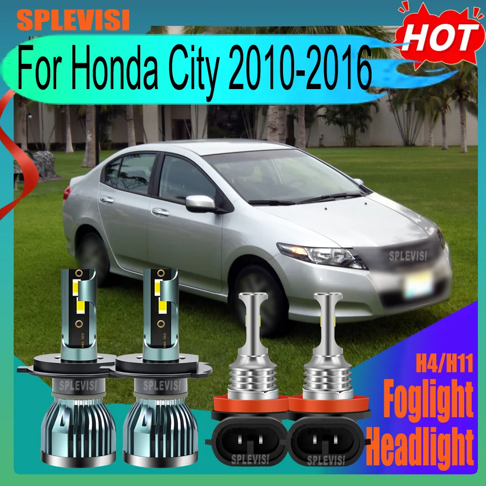 

H4/9003 H11 LED Headlight Foglight Lifespan 60000hrs Waterproof IP68 durable For Honda City 2010 2011 2012 2013 2014 2015 2016