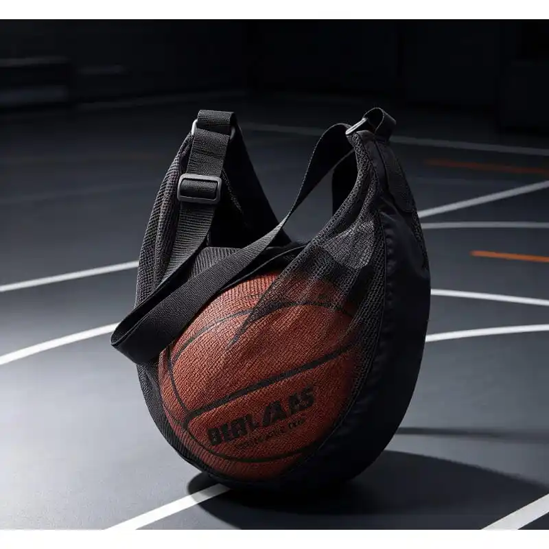 Mesh Basketball Crossbody Bag, Portable Single Shoulder Sports Sling Bag For Football Volleyball Outdoor Training