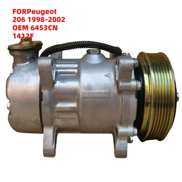 

Premium FORPeugeot 206 1998-2002 OEM 6453CN 1412F 12V Air Conditioning Compressor