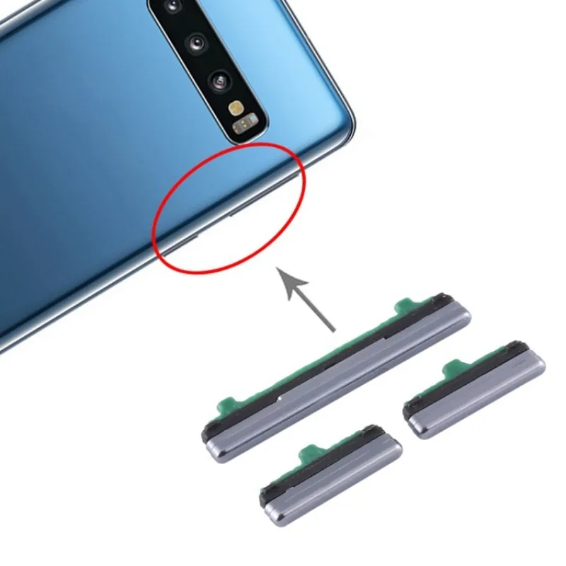 Mobile Phone Original Side Power and Volume Button for Samsung Galaxy S10 5G on Off Control Key Repair Replacement Accessories
