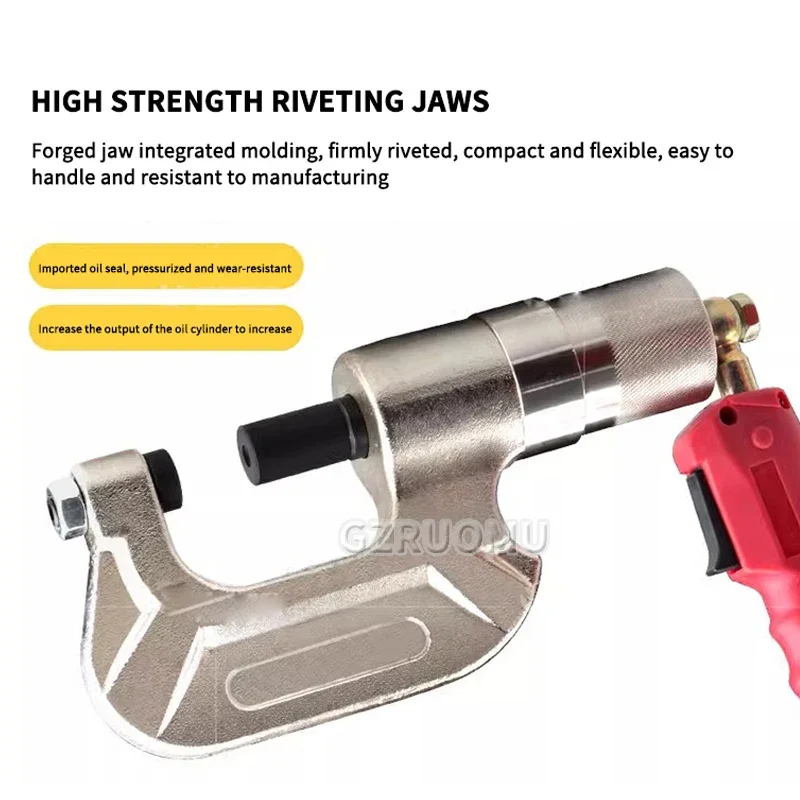 Hydraulic Electric Air Duct Fully Automatic Riveting Machine Angle Iron Flange Punching Double Head Rivet Pliers 380V 220V