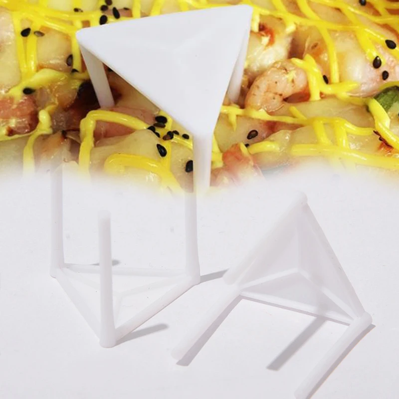 100Pcs Pizza Packing Tripod Plastic Tripod Stack Pizza Saver Stands Fixing Rack Pizza Holder - Image 5