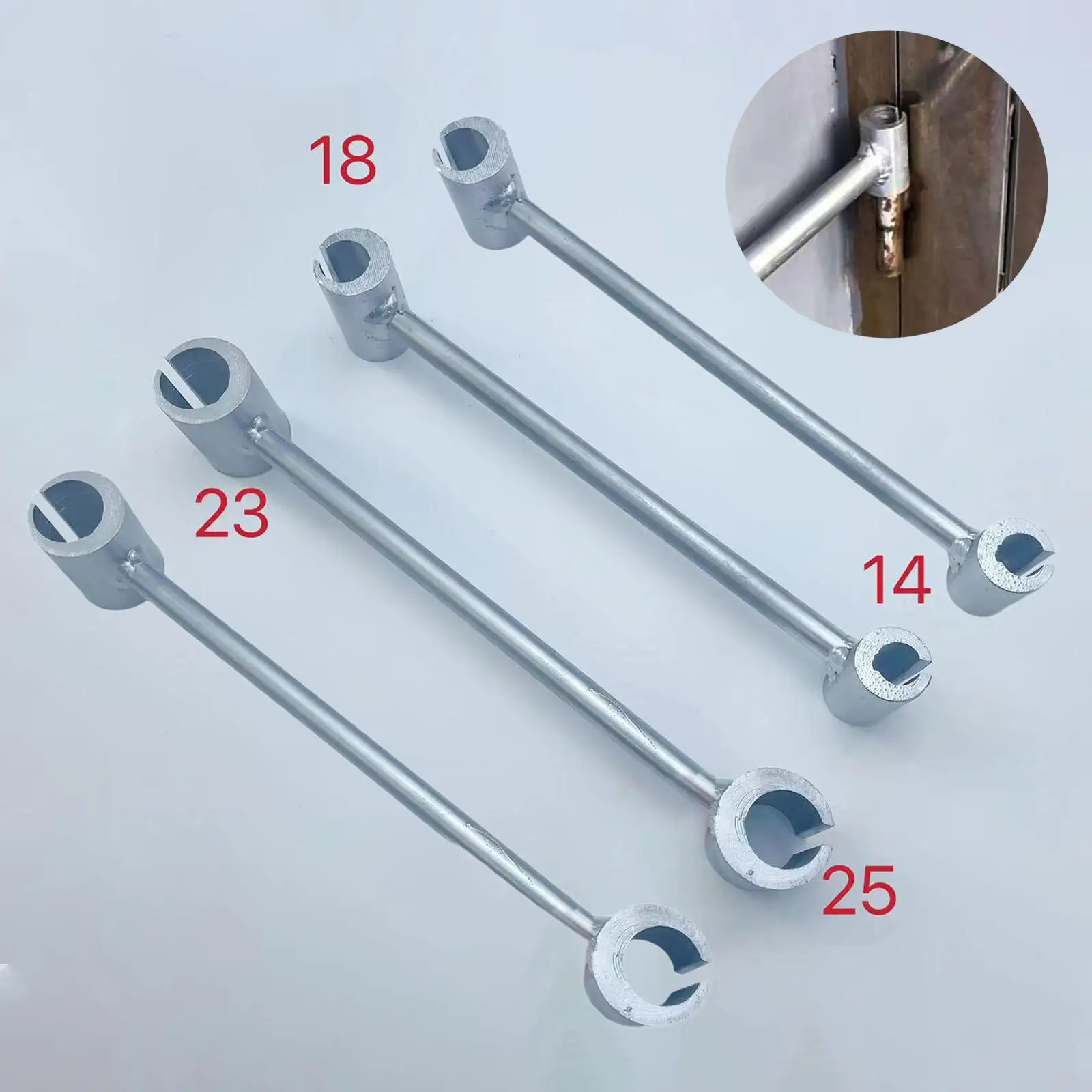 

4Pcs Door Hinges Gap Adjusting Wrench Sturdy for Standard Door Hinge Multifunctional