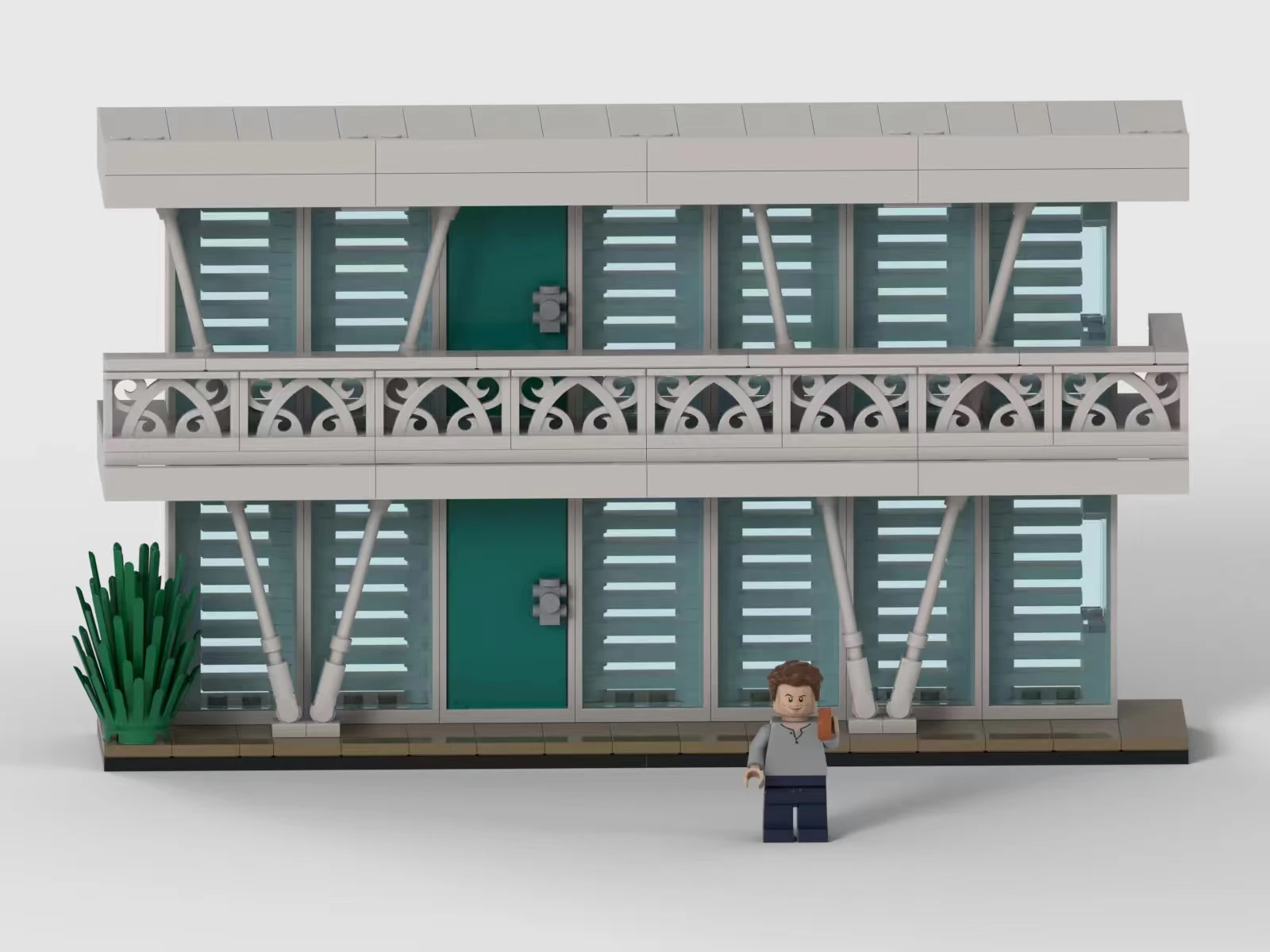 نموذج الفيلم الشعبي شقة moc Dexter نسخة من صندوق الكأس وحدات التكنولوجيا الهدايا عطلة تجميع ألعاب أطفال البدلة #3