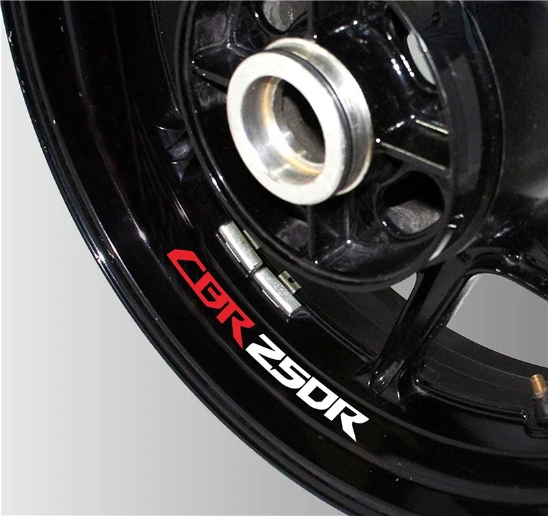 New Motorcycle tire reflective sticker creative wheel rim logo decal moto Decorative accessories For  CBR250R cbr 250r