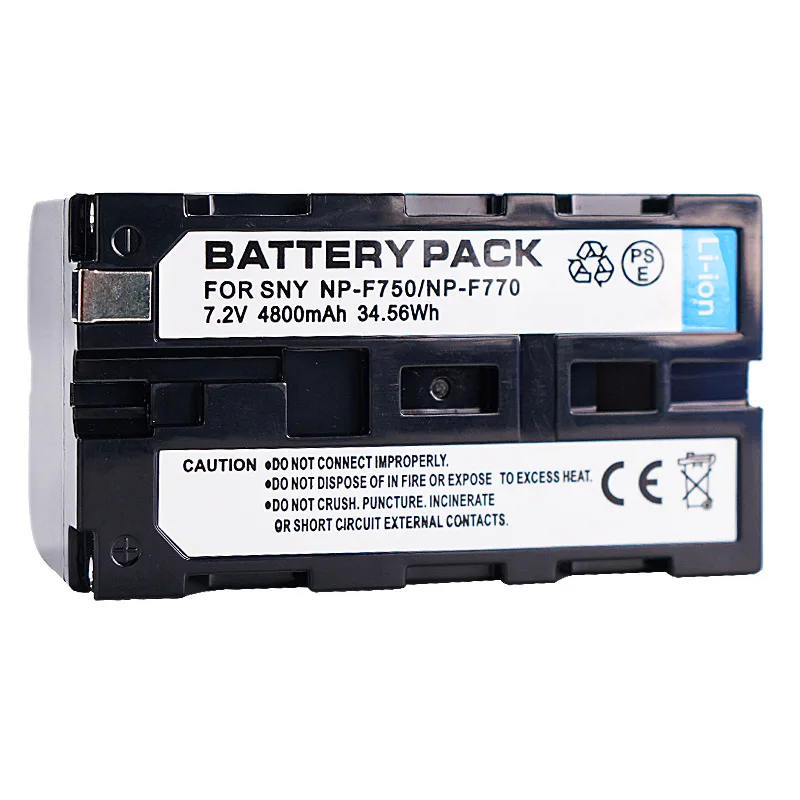 7.2V 4800mAh NP-F770 Battery for Sony Camera F750 F730 Digital Batteries