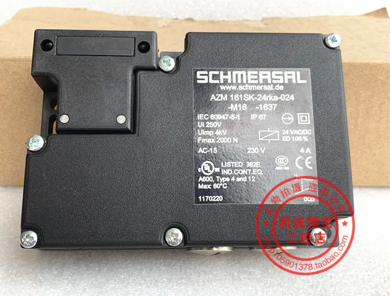 

Original Schmeisai Safety Door Switch Lock AZM 161SK-24RKA-024-M16-1637 In Stock