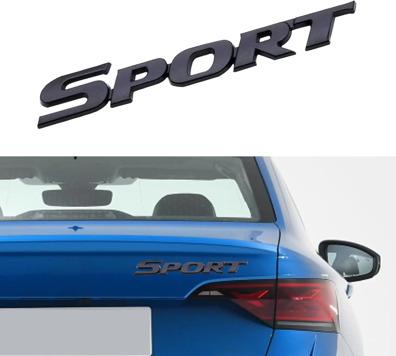 

1 шт., автомобильные аксессуары, наклейка, Стайлинг, металл, 3D хром, черный багажник автомобиля, гоночный спорт, слово, буквенный логотип, эмблема, значок, наклейка, наклейка